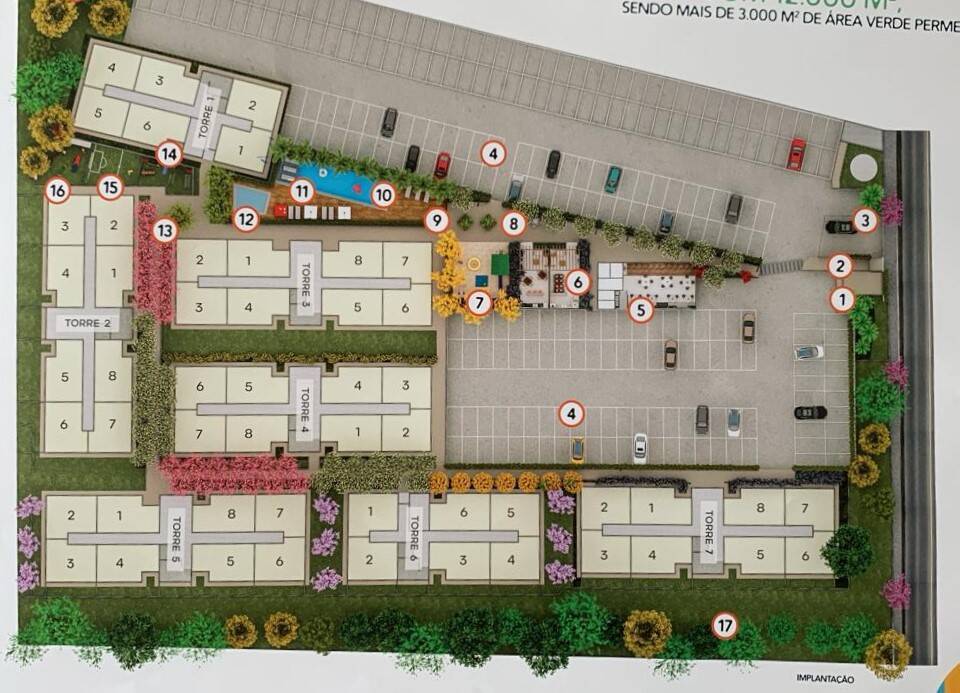  - Residencial Mônaco - 0Km - Ap.206/B.07 - 2 dorm c/ lazer - Jd da Glória