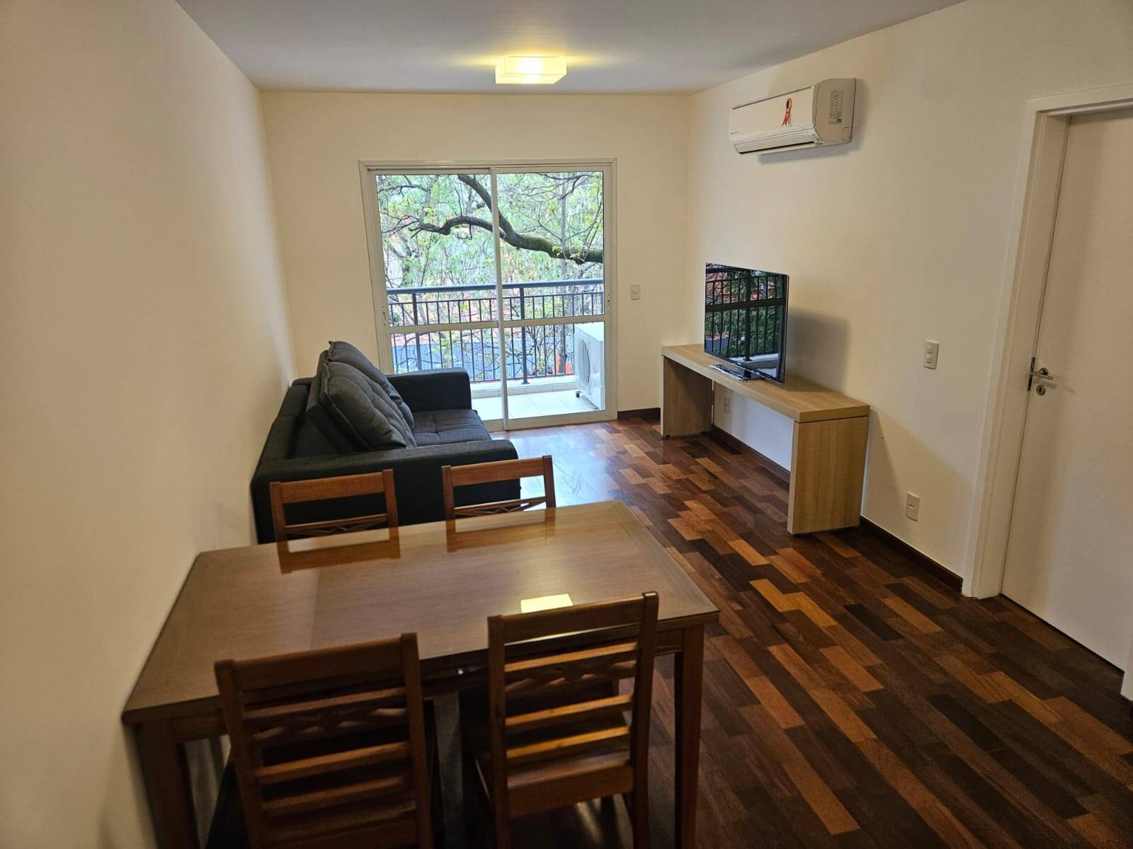  - APARTAMENTO P/ LOCAÇÃO  JD.LEONOR,MOBILIADO ,1 DORM (1 SUITE),  1VAGA, 59M2