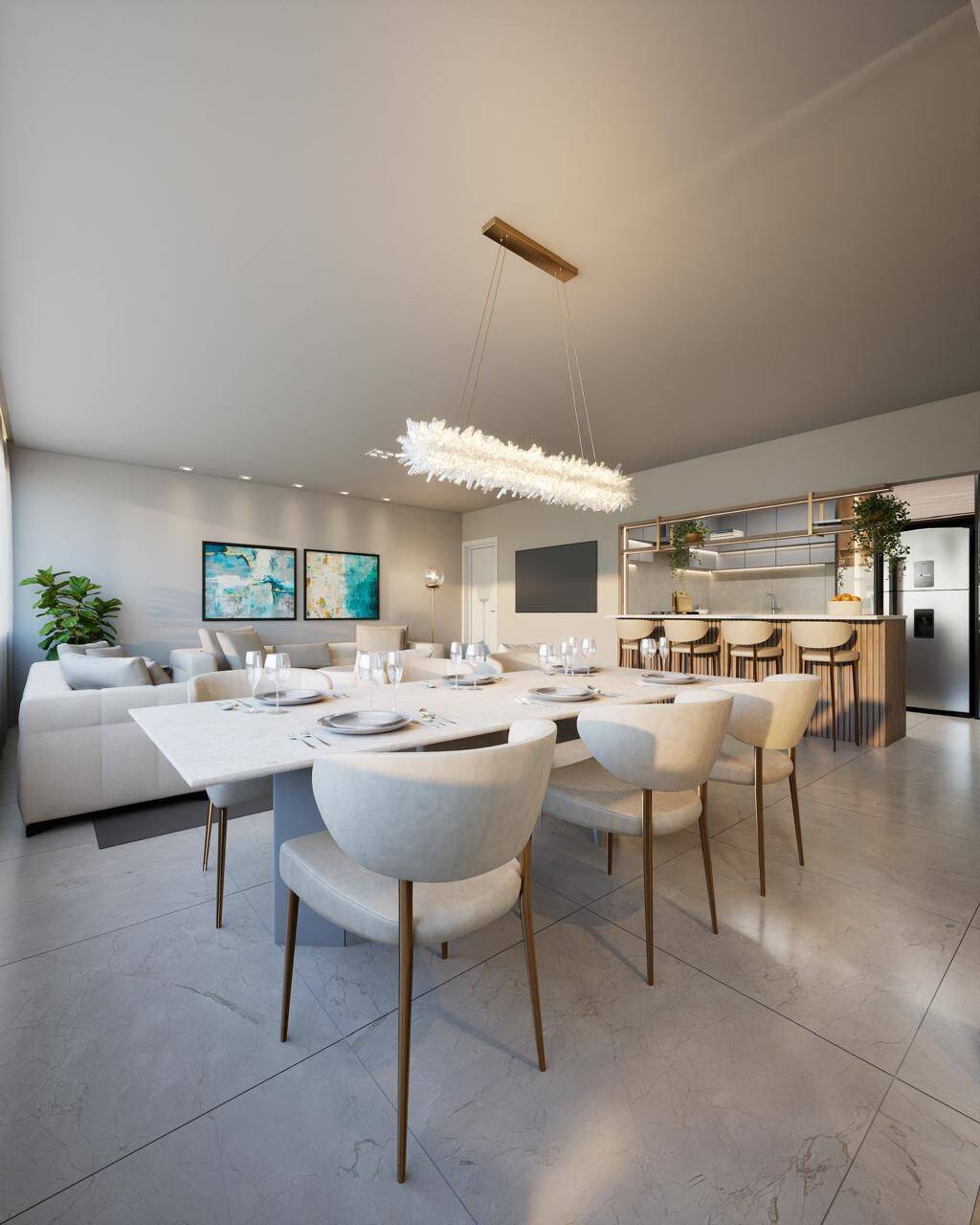 Apartamento à venda com 3 quartos, 124m² - Santa Cecília,