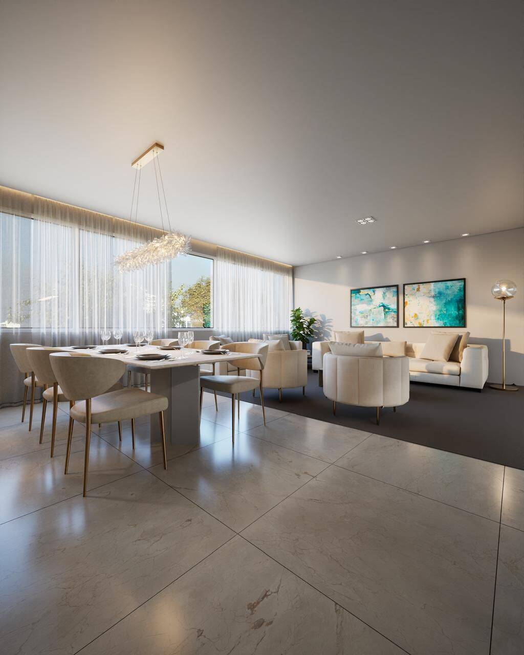 Apartamento à venda com 3 quartos, 124m² - Santa Cecília,