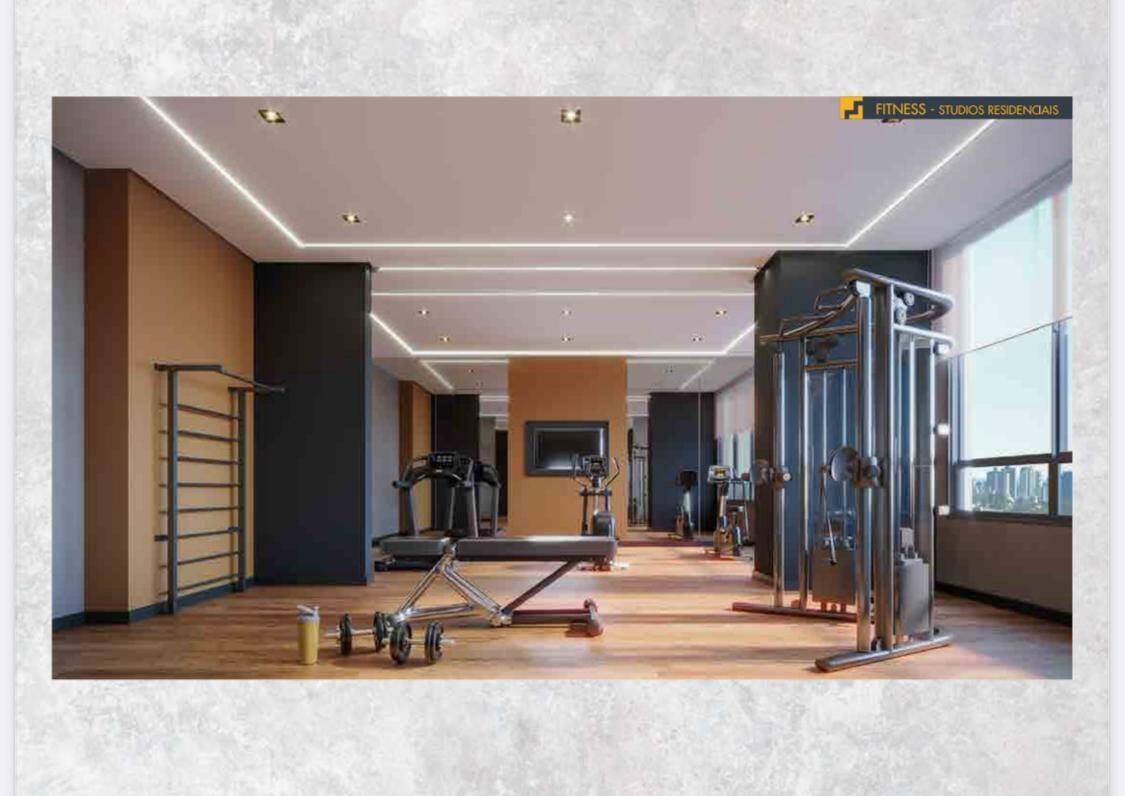  - Studio moderno com varanda e vista espetacular