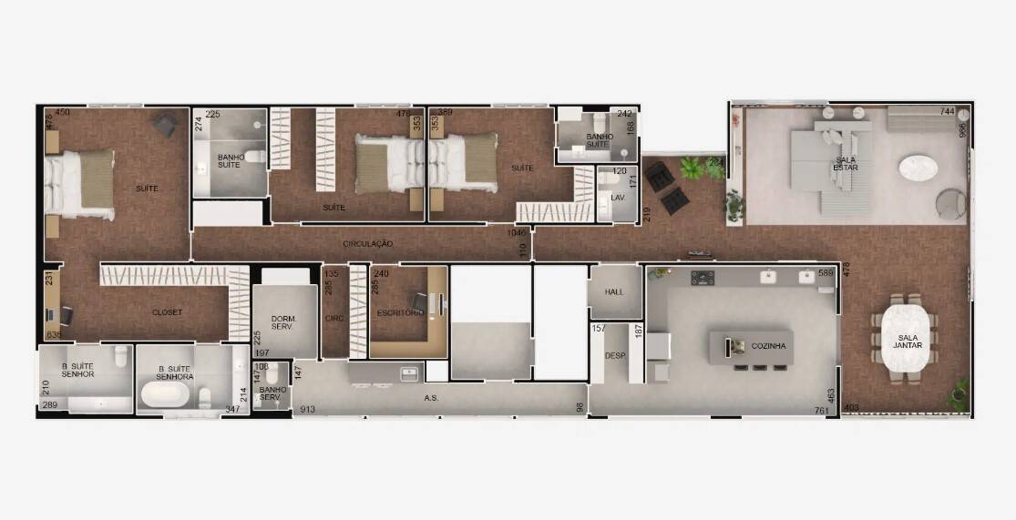 Apartamento à venda, 267m² - Paraíso,