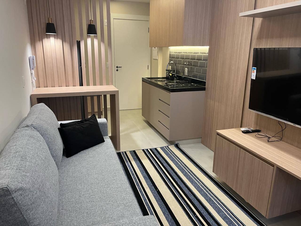 APARTAMENTO STUDIO, PARAISO, 1 DORMITORIO (SUITE), 1 VAGA,MOBILIADO ,44M2.