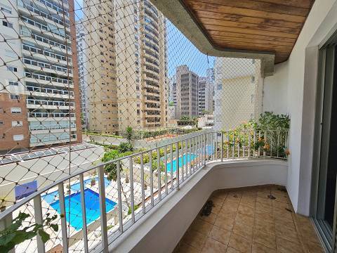 Apartamento locação lareira 04 suítes com sacada 02 vagas 208 m² - Paraíso - M Baroni Prime