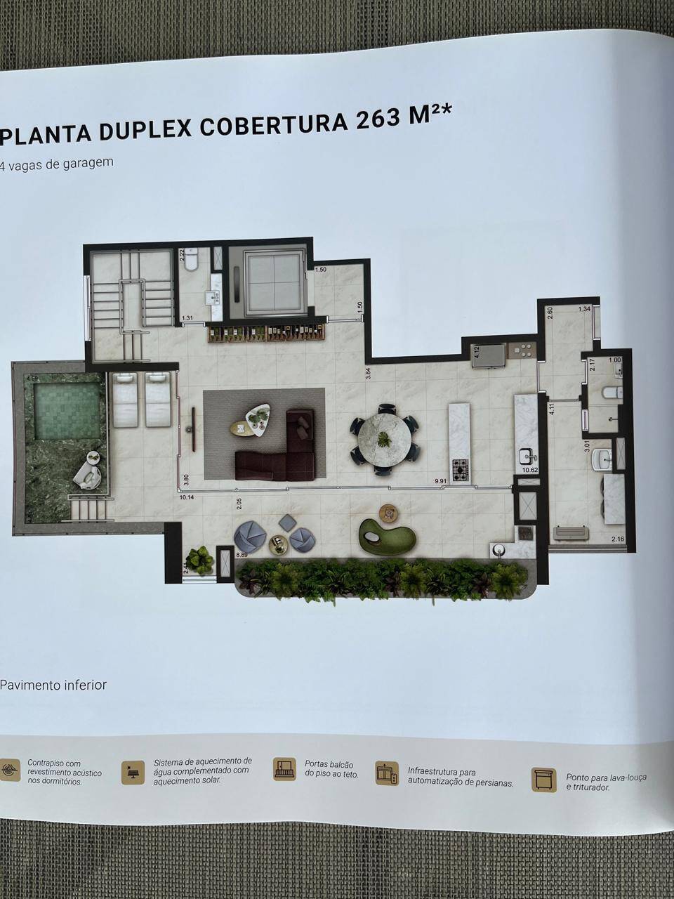 COBERTURA DUPLEX, JD. MORUMBI,PQ.GLOBAL,3 SUITES, 4 VAGAS, DEPOSITO, 263M2. - M Baroni Prime