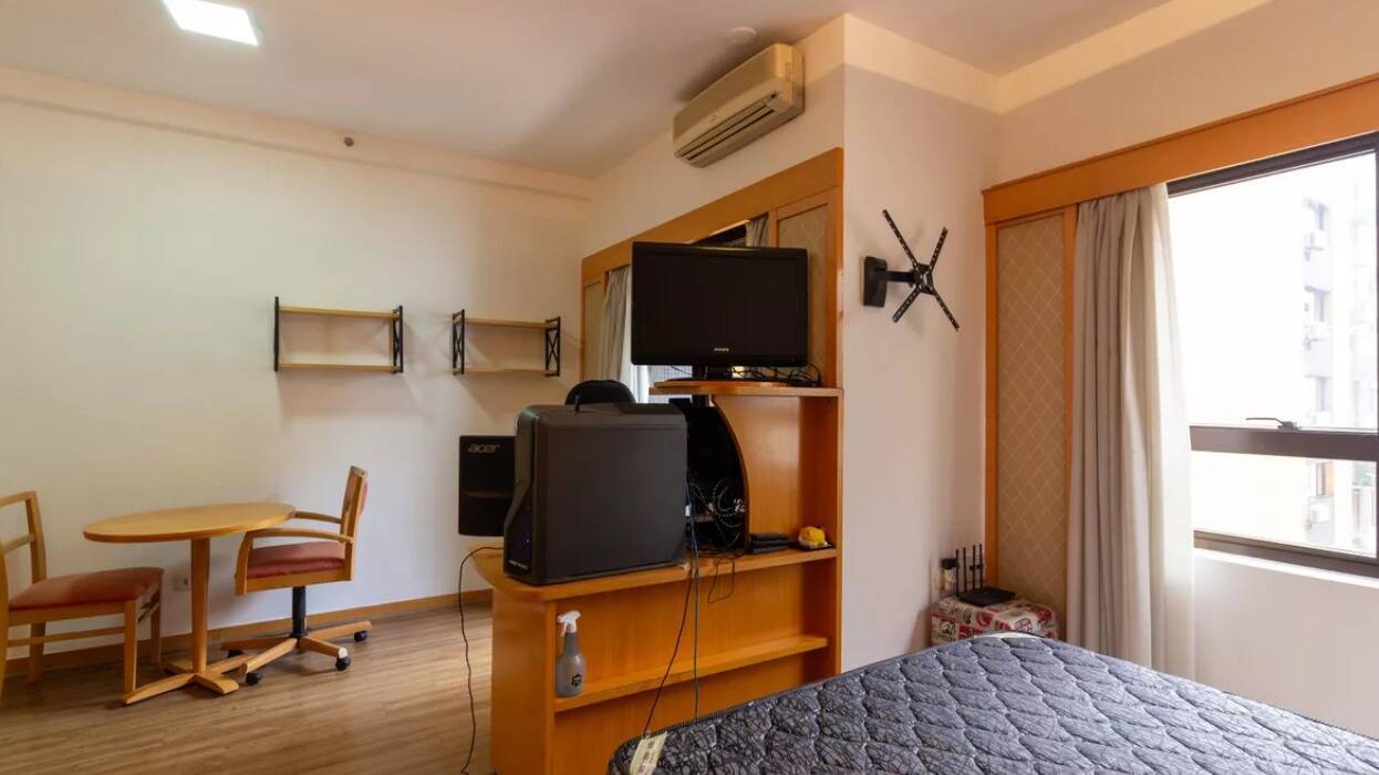  - STUDIO ALUGA , JARDIM PAULISTA, MOBILIADO ,1 VAGA ,30M2. LAZER COMPLETO.